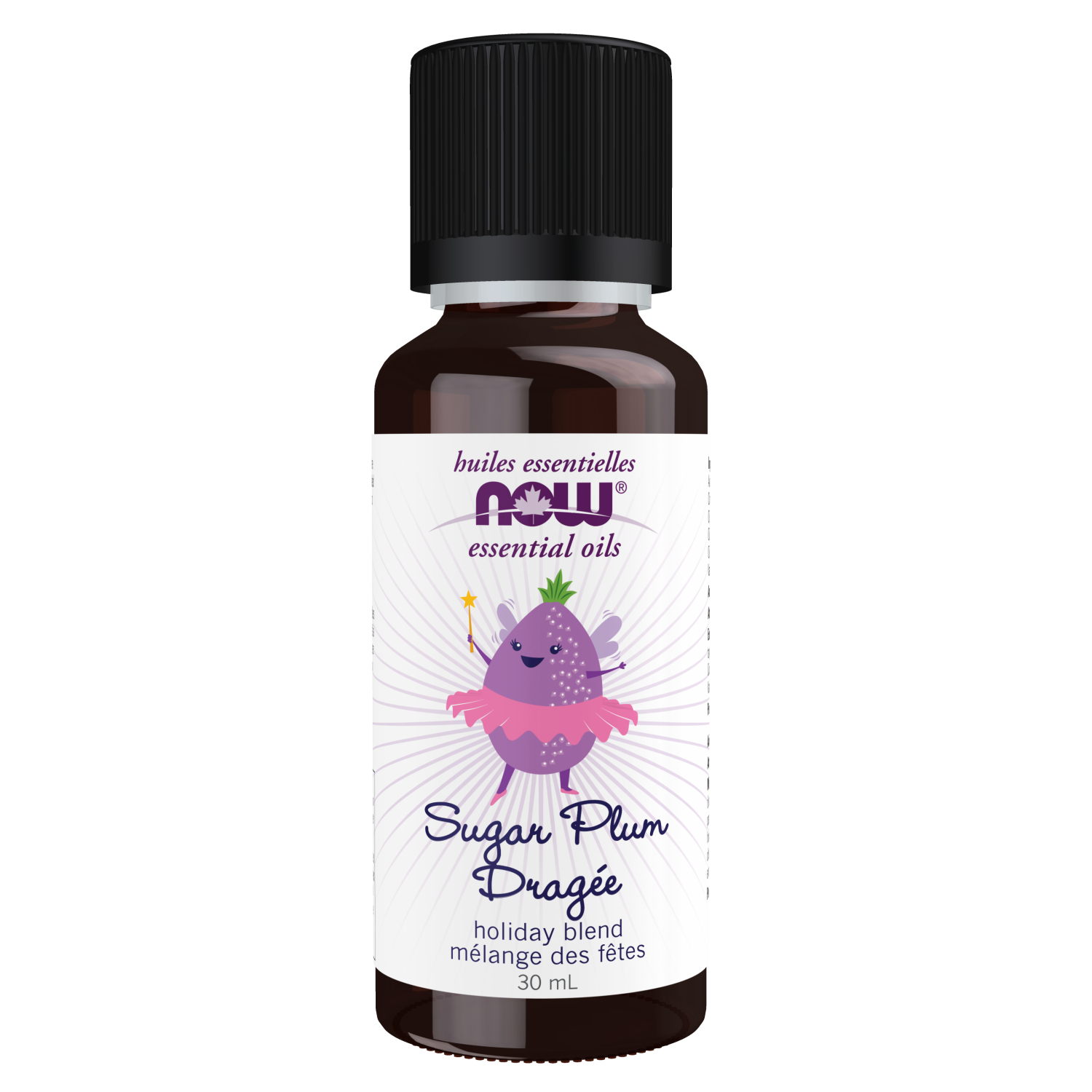 NOW SUGAR PLUM HOLIDAY BLEND 30ML Pure Nature Nutrition Centers