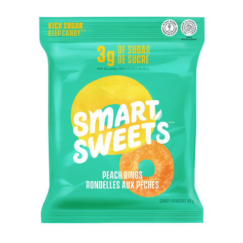 SmartSweets Peach Rings Bag 50g