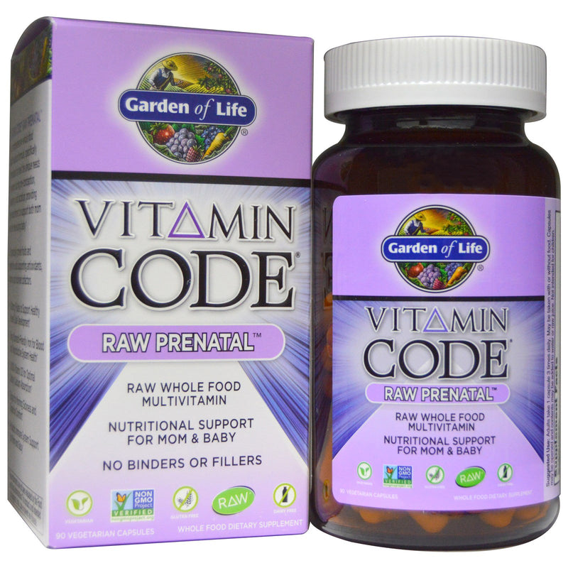 Garden of Life Vitamin Code RAW Prenatal 90 vegicaps
