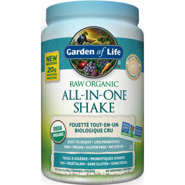 Garden of Life Raw Organic All-in-One Nutritional Shake Lightly Sweetened 1038g