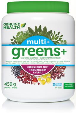 Genuine Health Greens+ Multi+ Natural Mixed Fruit 459g