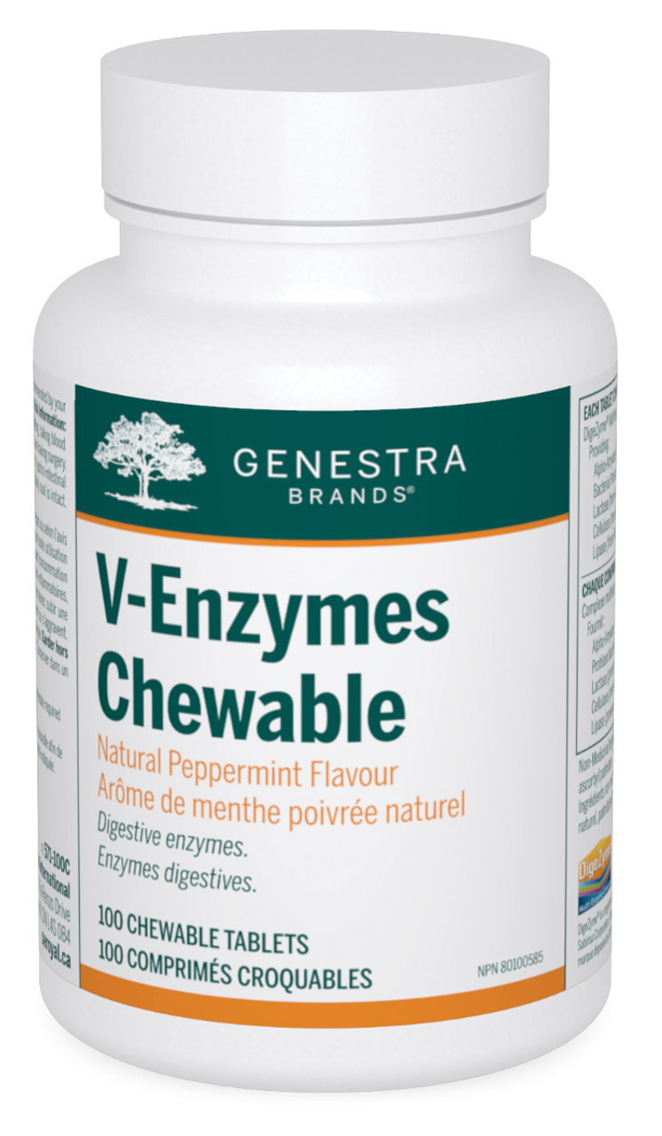 Genestra V-Enzymes 100 Chewable Tabs