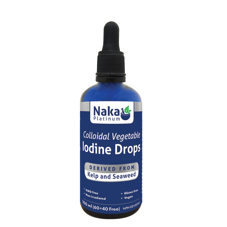 Naka Platinum Colloidal Iodine Drops 100ml Pure Nature Nutrition Centers