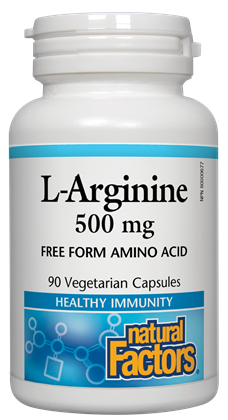 Natural Factors L-Arginine 500mg