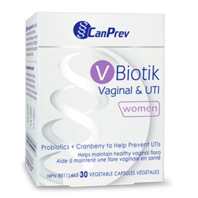 CanPrev V-Biotik Vaginal & UTI 30 Capsules