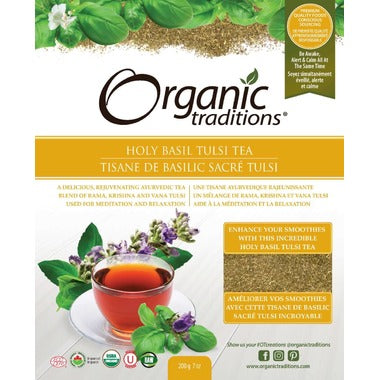 Organic Traditions Holy Basil Tulsi Tea 200g