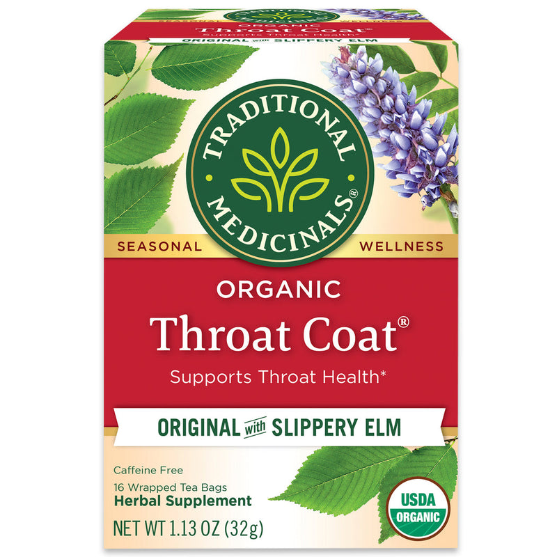Traditional Medicinals Organic Throat Coat Original 16 Bags