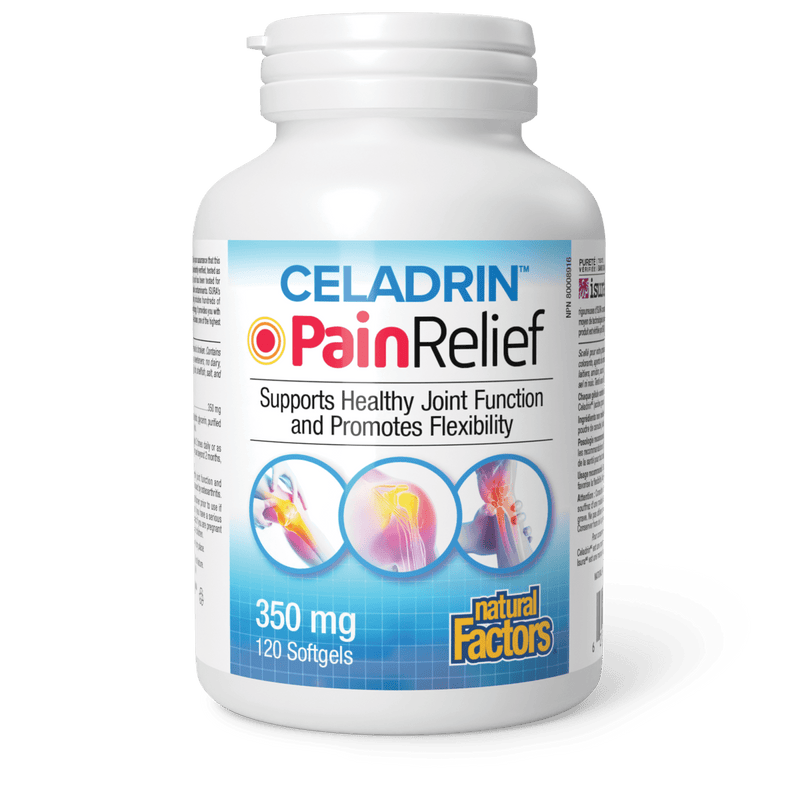 Natural Factors Celadrin PainRelief 120 Softgels