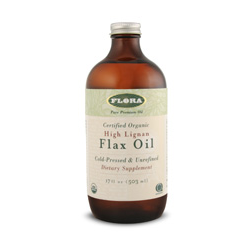 High Lignan Flax Oil Certified OrganicClick here for more information – 8.5 oz