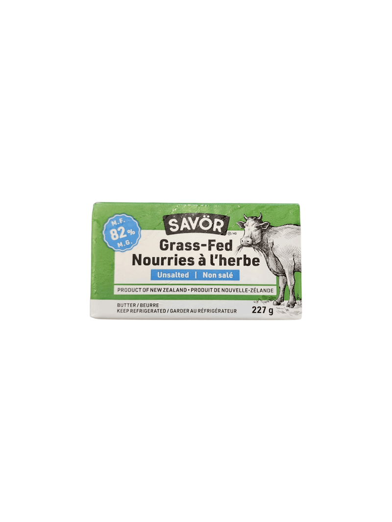 Savor New Zealand Grass Fed Butter Unsalted 227g