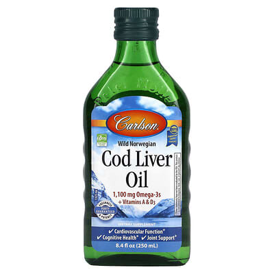 Carlson Norwegian Cod Liver Oil- Natural (Unflavoured)