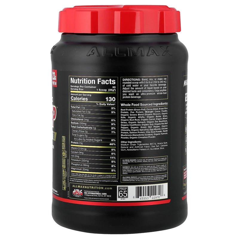 ALLMAX Meal Prep Lite Double Chocolate Fudge 2.32 lbs