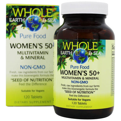 Pure Food Women's 50+ Multivitamin and Mineral – 120 Tabs