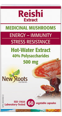New Roots Reishi Mushroom Extract 500mg 60caps – 120&