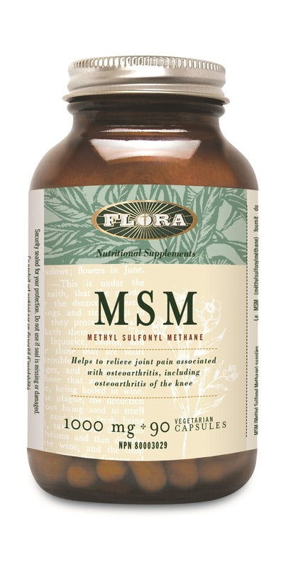 Flora MSM 1000mg - 180 Veg Caps