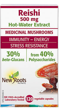 New Roots Reishi Mushroom Extract 500mg 60caps – 120&