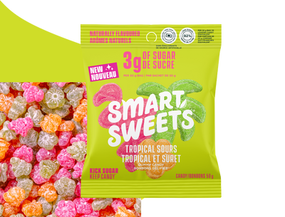 SmartSweets Tropical Sours Pouch 50G