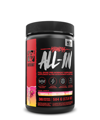 Mutant Madness ALL-IN Pre Workout 504g - Melon Candy