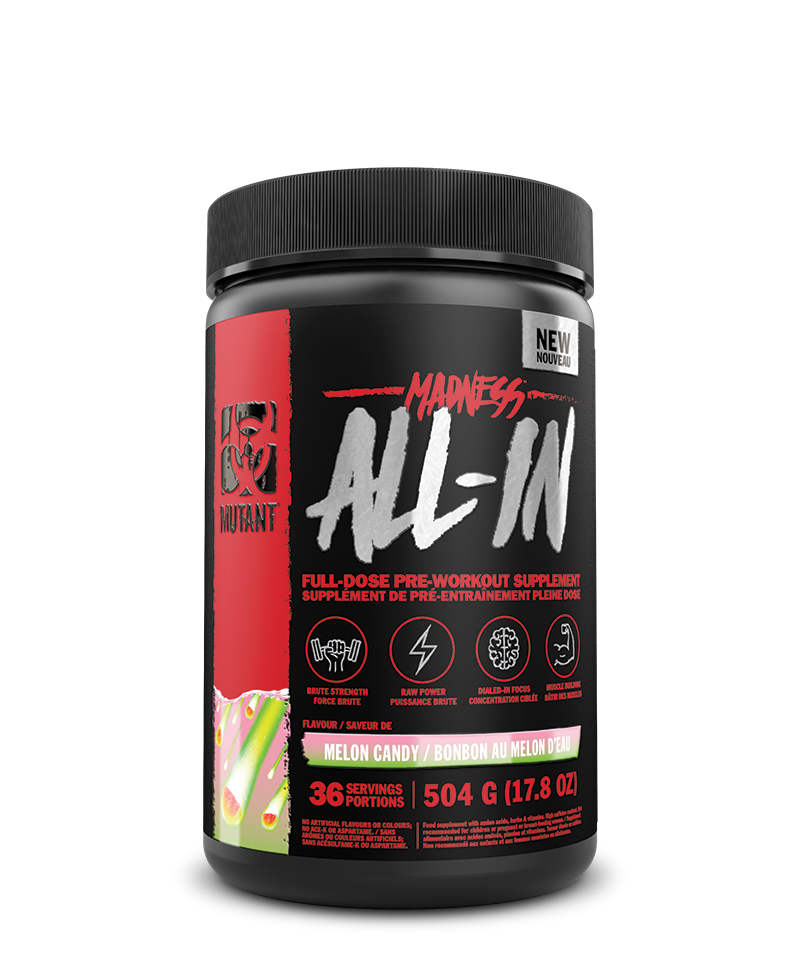 Mutant Madness ALL-IN Pre Workout 504g - Blue Sharkberry