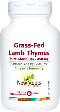 New Roots Grass-Fed Lamb Thymus 30 Tabs