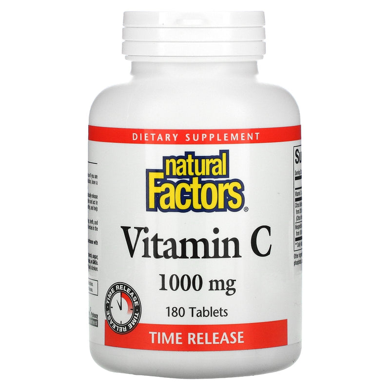 Natural Factors Vitamin C 1000mg Time Release W/Bioflavonoids - 180 tab