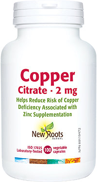 New Roots Copper 2mg 100 Capsules