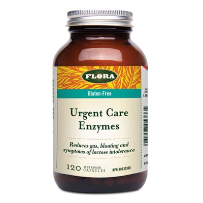 Flora Urgent Care Enzymes - 120 caps