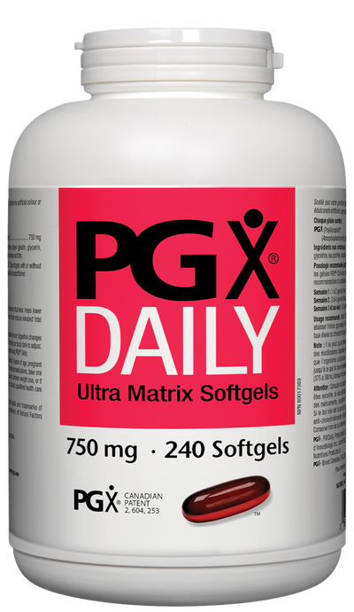Natural Factors PGX Daily Ultra Matrix 750mg – 240 softgels