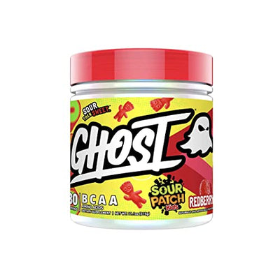 GHOST BCAA 30 Servings – Sour Patch Blue Raspberry