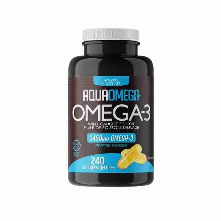 AquaOmega Omega3 High EPA 3450mg 240 Softgels