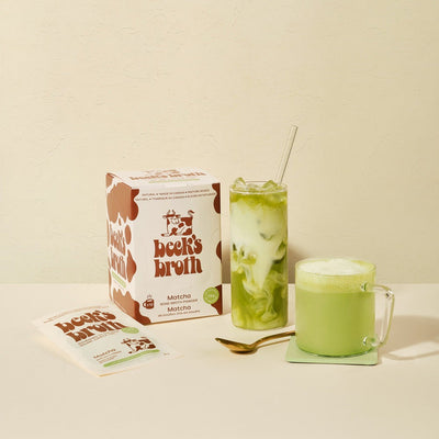 Beck's Protein Broth Bone Broth Matcha Powder 25g