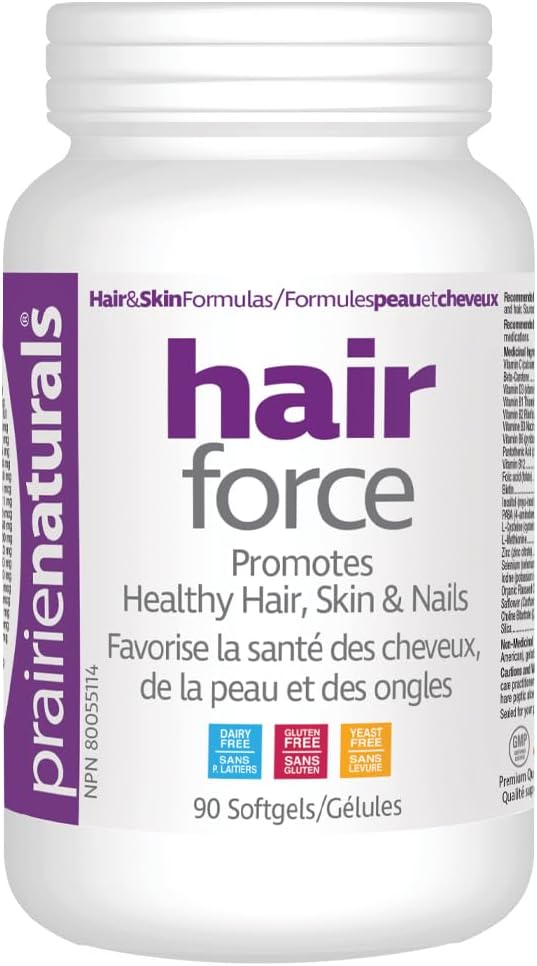 Prairie Naturals Hair Force 90 Softgels