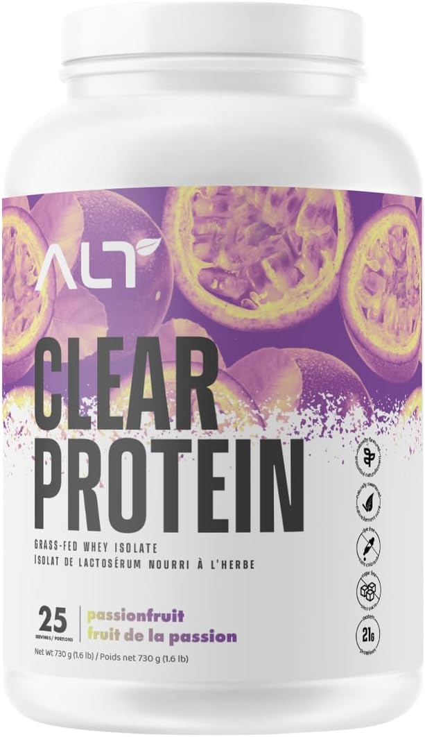 ALT Nutrition Clear Whey Isolate Protein Powder Passionfruit 25 Servings 730g
