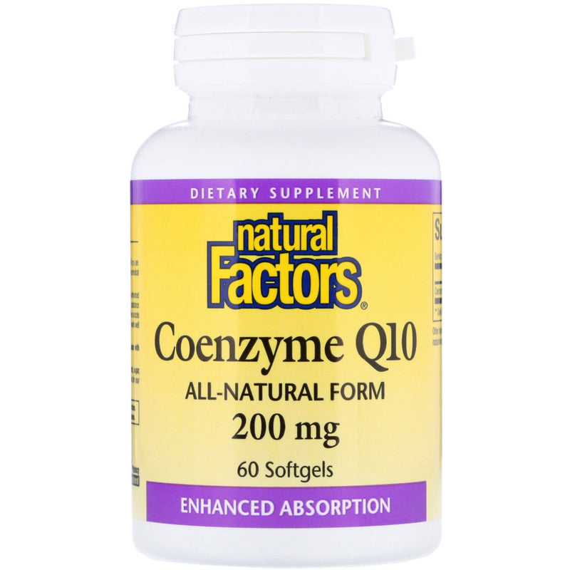 Natural Factors Coenzyme Q10 200mg – 120 softgels
