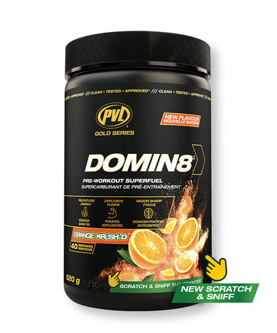 PVL Domin8 520g – Peach Mango Punch