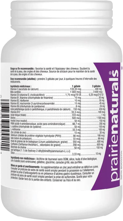 Prairie Naturals Hair Force 90 Softgels