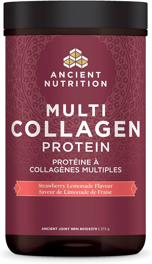 Ancient Nutrition Multi Collagen Protein Strawberry Lemonade 273g