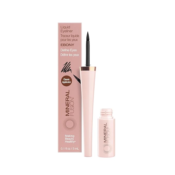 Mineral Fusion Liquid Eyeliner Ebony 3mL