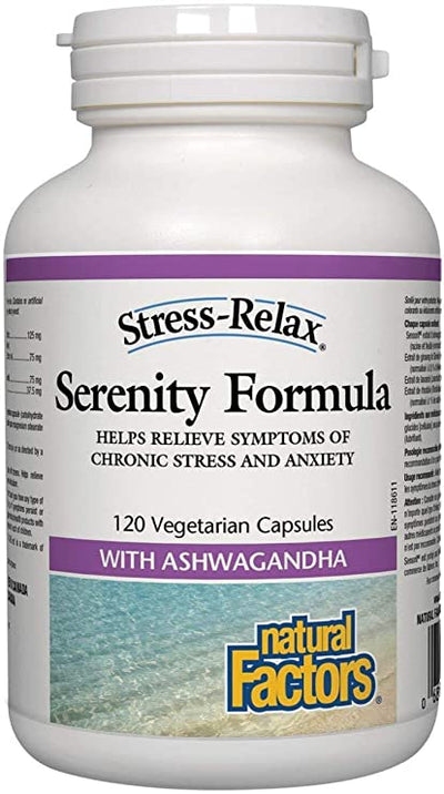 Natural Factors Stress-Relax Serenity Formula 120 Veggie Caps