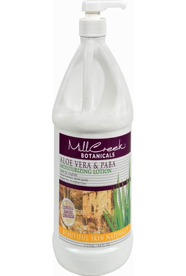 Mill Creek Botanicals Moisturizing Lotion Aloe Vera & Paba 2L