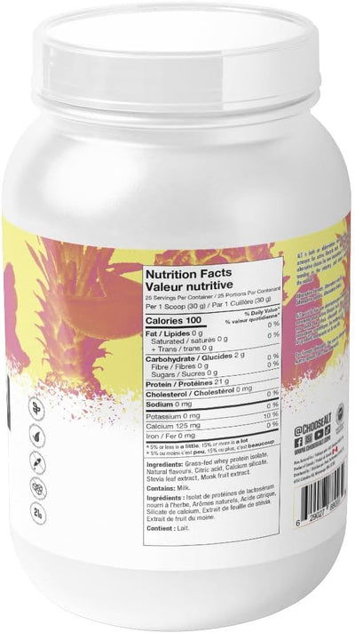 ALT Nutrition Clear Whey Isolate Protein Powder Tropical Punch 25 Servings 730g
