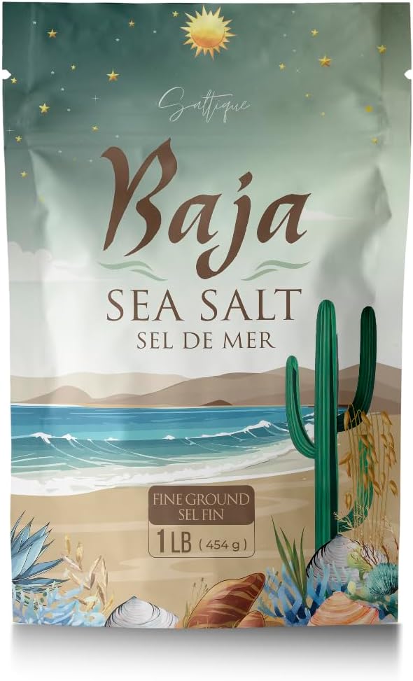 Saltique Baja Fine Ground Sea Salt 454g