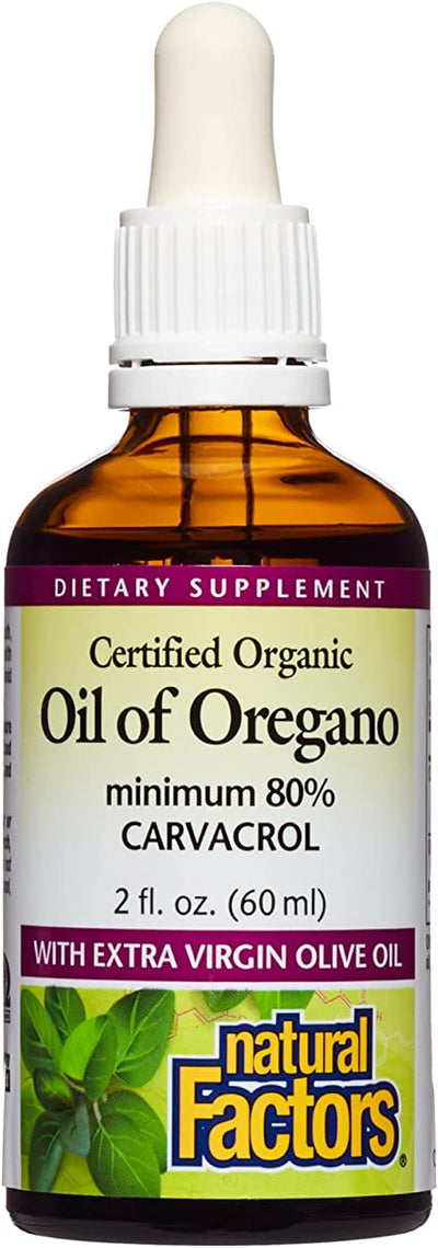 Natural Factors Organic Oil of Oregano – 60mL