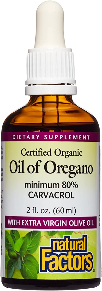 Natural Factors Organic Oil of Oregano – 60mL