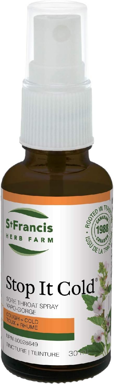 St. Francis Herb Farm Stop It Cold Throat Spray 30 mL