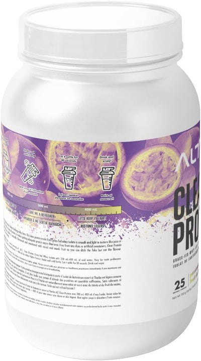 ALT Nutrition Clear Whey Isolate Protein Powder Passionfruit 25 Servings 730g