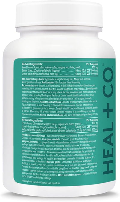 HEAL + CO. Bloat Relief Complex 120 vcaps