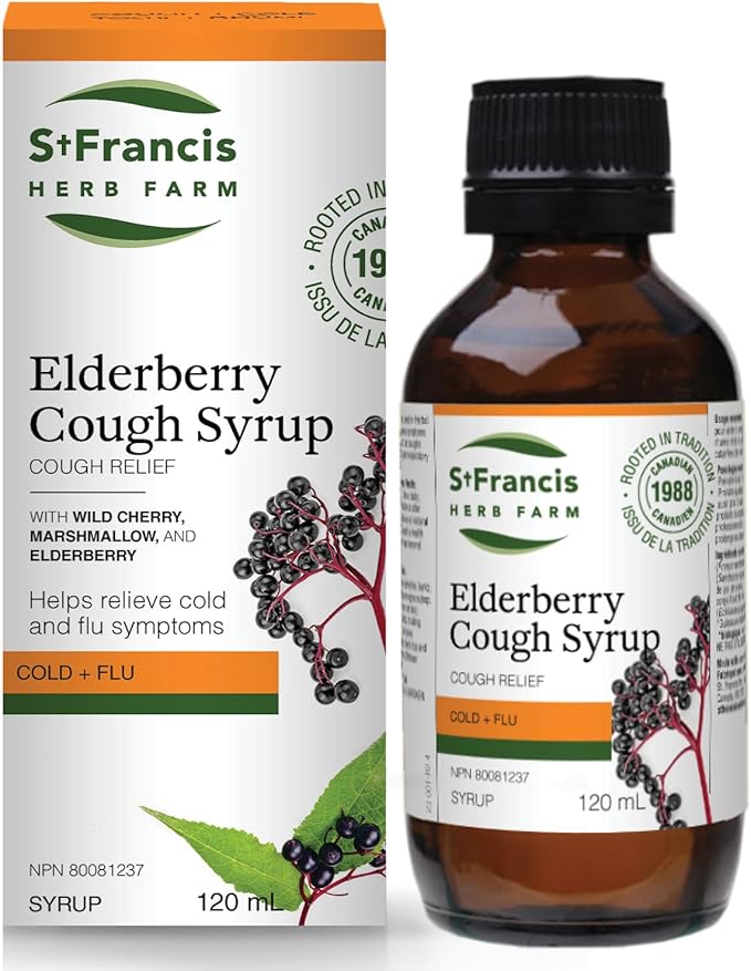 St. Francis Herb Farm Elderberry Cough Syrup 120mL