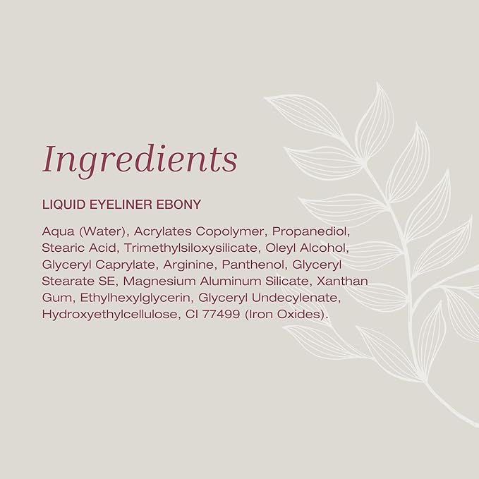 Mineral Fusion Liquid Eyeliner Ebony 3mL