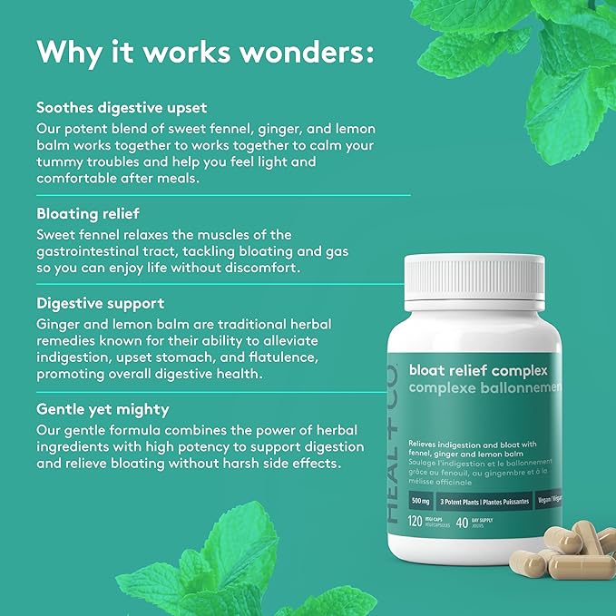 HEAL + CO. Bloat Relief Complex 120 vcaps